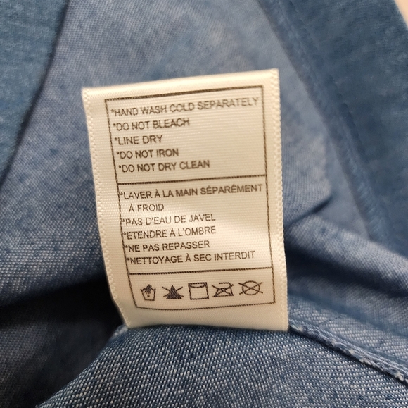 Betsey Johnson Blue Denim Zip-Front Dress Size 10 - Picture 2 of 7